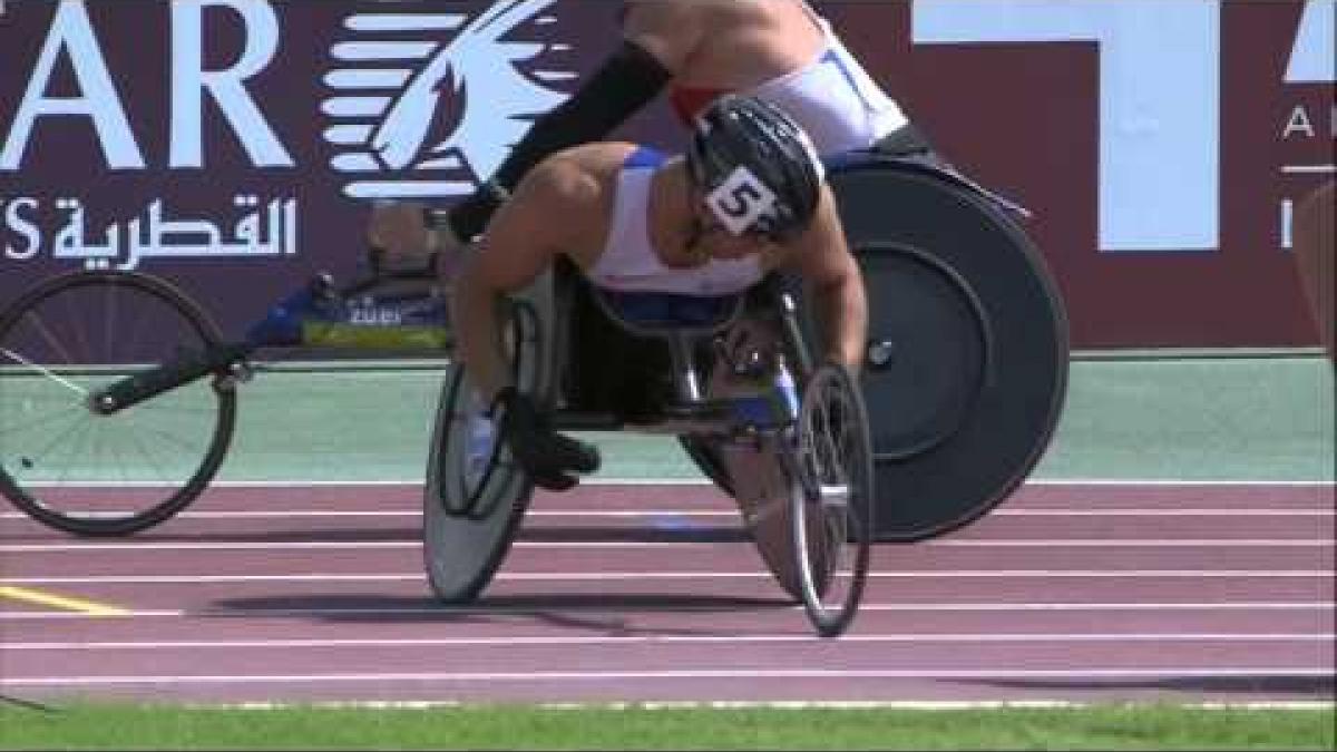 Men's 200m T53 | heat 2 |  2015 IPC Athletics World Championships Doha