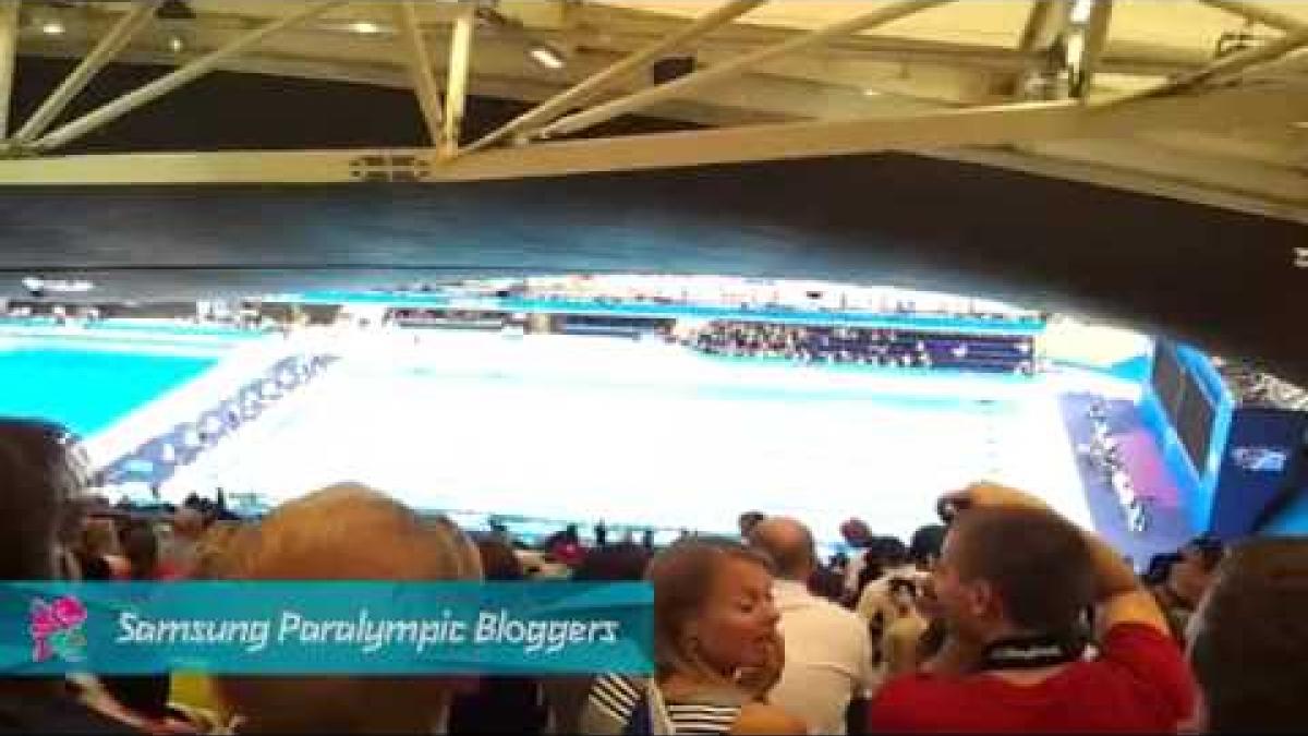 John McFall - Atmosphere in aquatics centre!, Paralympics 2012