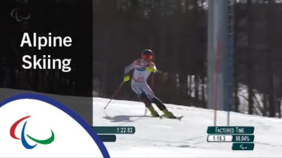 Jamie STANTON | Men's Slalom Run 1&2 |Alpine Skiing | PyeongChang2018 Paralympic Winter Games