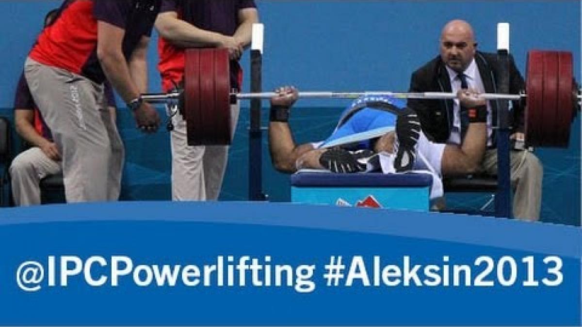 Powerlifting - men's -107kg, +107kg - 2013 IPC Powerlifting European Open Championships Aleksin