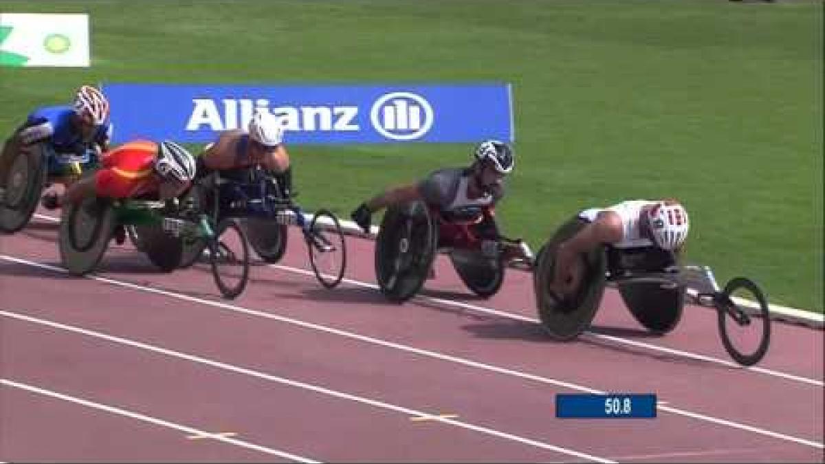 Men's 800m T53 | heat 2 |  2015 IPC Athletics World Championships Doha