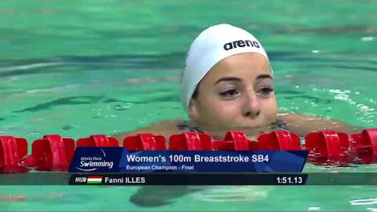 Women’s 100m Breastsroke SB4 Final | Dublin 2018