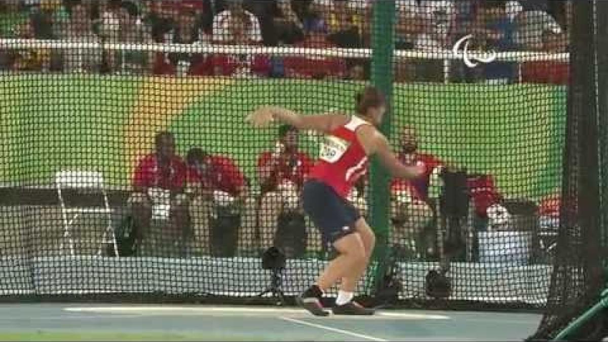 Athletics | Women's Discus - F37 Final | Rio 2016 Paralympic Games