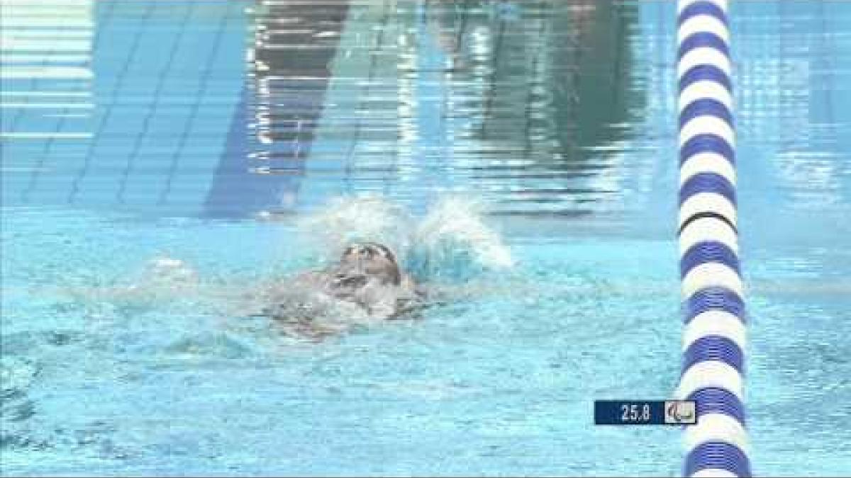 Women's 50m Backstroke S5 - 2011 IPC Swimming European Championships