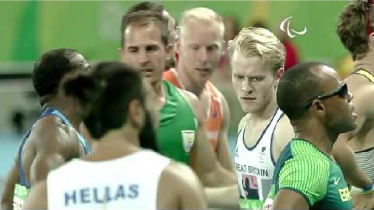 Athletics | Men&#039;s 100m - T44 Round 1 heat 1 | Rio 2016 Paralympic Games