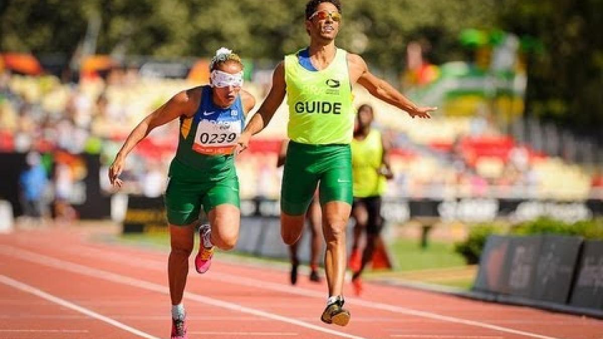 Athletics -  women's 200m T11 final  - 2013 IPC Athletics World Championships, Lyon