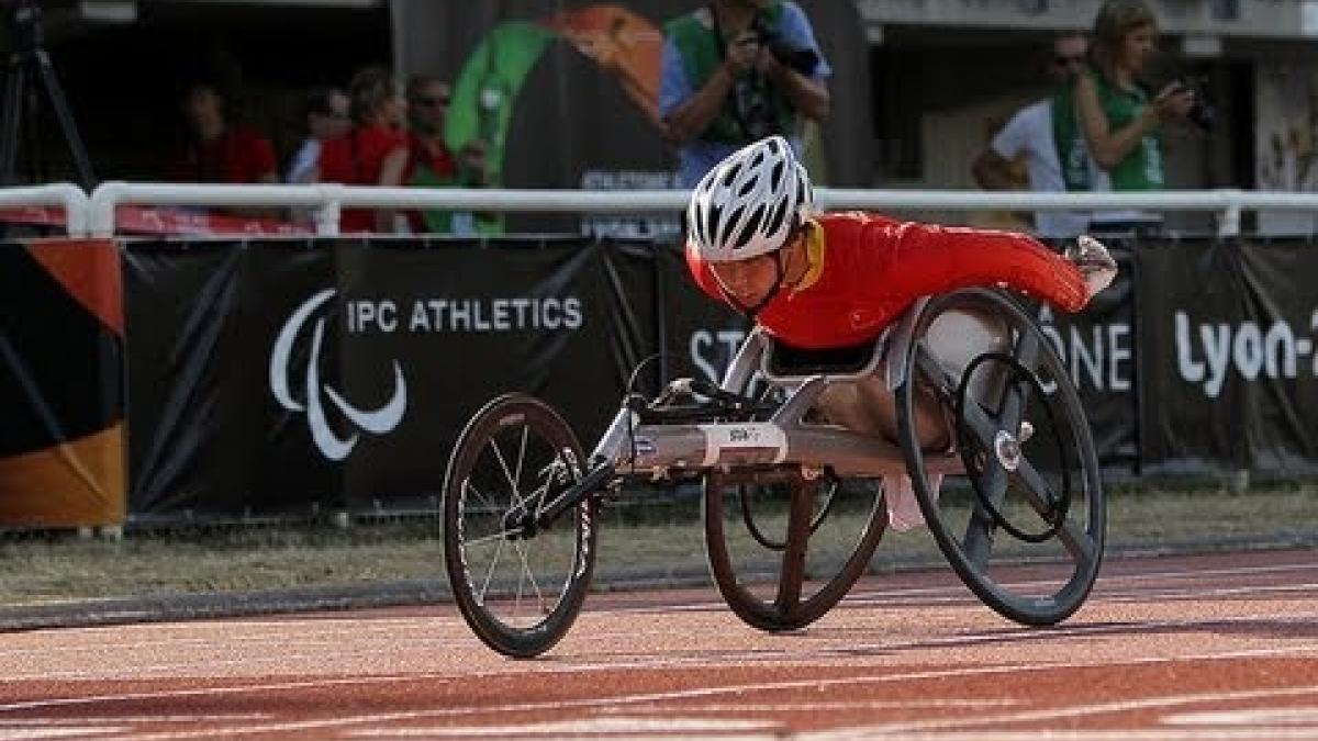 Athletics - women's 100m T53 final - 2013 IPC Athletics World Championships, Lyon