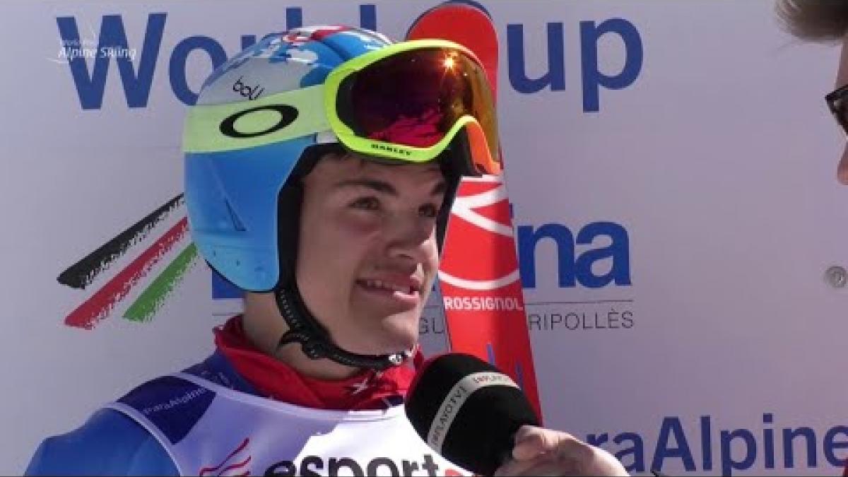 Theo Gmur | Giant Slalom Standing Day 3 | World Para Alpine World Cup | La Molina 2019