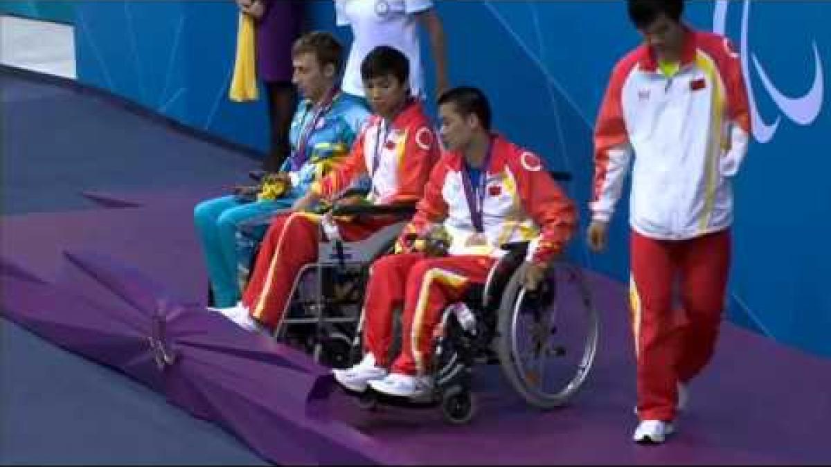 Swimming - Men's 150m Individual Medley - SM3 Victory Ceremony - London 2012 Paralympic Games