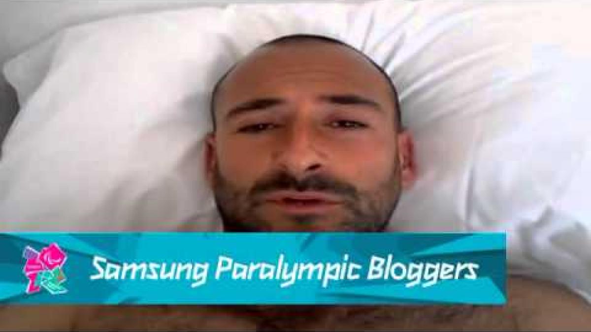 Michael Jeremiasz - A good nap!, Paralympics 2012