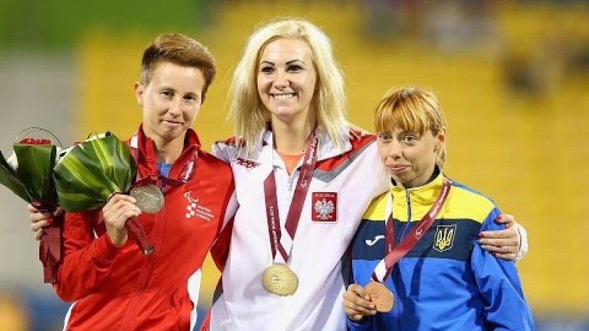 Women's long jump T20 | Victory Ceremony |  2015 IPC Athletics World Championships Doha