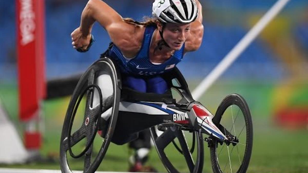 Athletics | Women's 5000m - T54 Round 1 heat 2 | Rio 2016 Paralympic Games