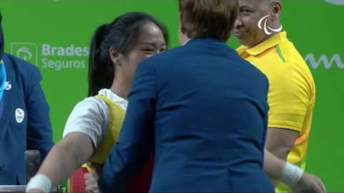 Powerlifting | TAN Yujiao wins Gold | China | Womens’s -67kg | Rio 2016 Paralympic Games