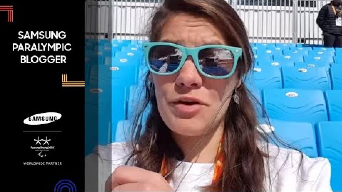 Sit ski crash after crash | Danielle Saenz | Samsung Paralympic Blogger