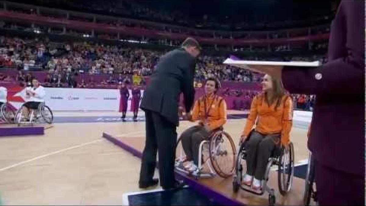 Wheelchair Basketball - Women's Victory Ceremony  - 2012 London Paralympic Games