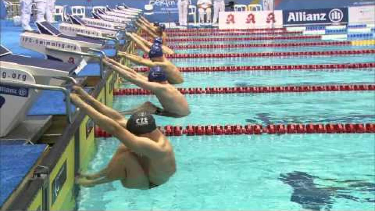 Men's 100m Back S13 - 2011 IPC Swimming European Championships