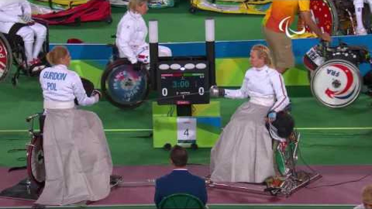 Wheelchair Fencing| BURDON v HALKINA| Women’s Individual Epee A | Rio 2016 Paralympic Games