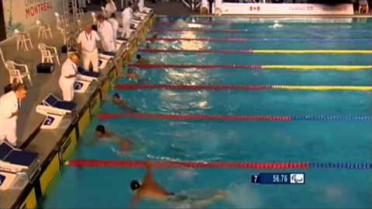 Swimming - men's 100m butterfly S10 - 2013 IPC Swimming World Championships Montreal