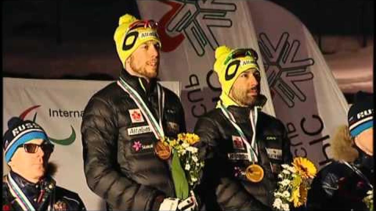 Cross Country Long Distance - Prize Giving Ceremony, IPC Nordic Skiing 2013