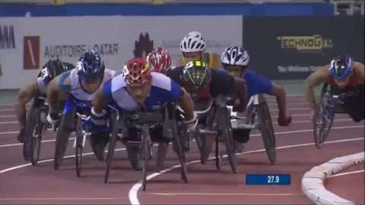 Men's 1,500m T54 | heat 3 |  2015 IPC Athletics World Championships Doha