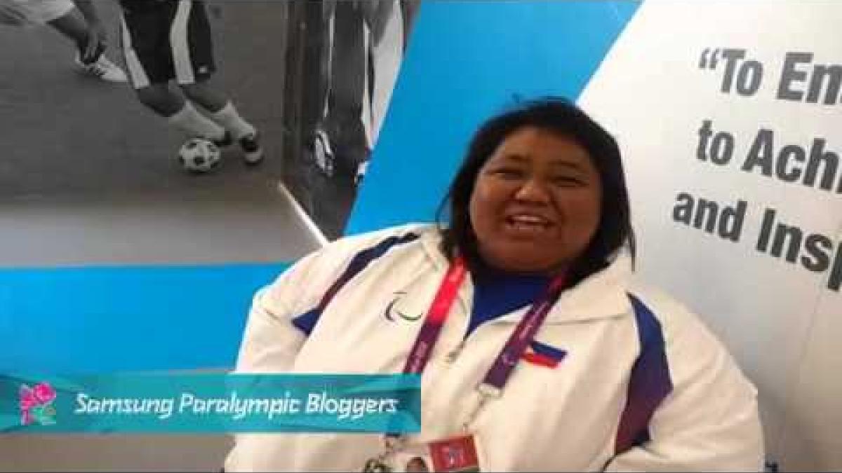Samsung Blogger - Adeline Dumapong-Ancheta, Paralympics 2012