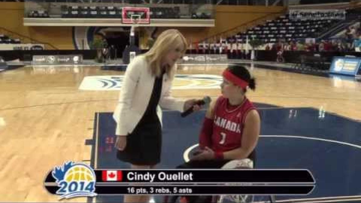 INTERVIEW: Cindy Ouellet (Canada) | 2014 IWBF Women's World Wheelchair Basketball Championships