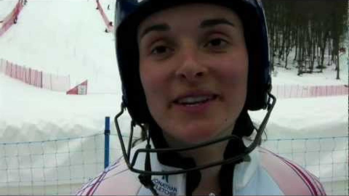 France's Marie Bochet wins slalom at 2013 IPC Alpine Skiing World Cup Finals in Sochi, Russia