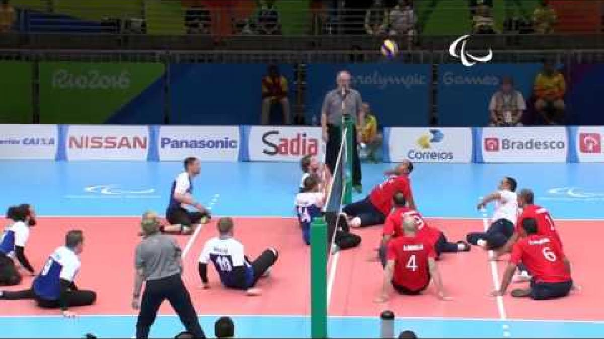 Day 2 evening | Sitting Volleyball highlights | Rio 2016 Paralympic Games