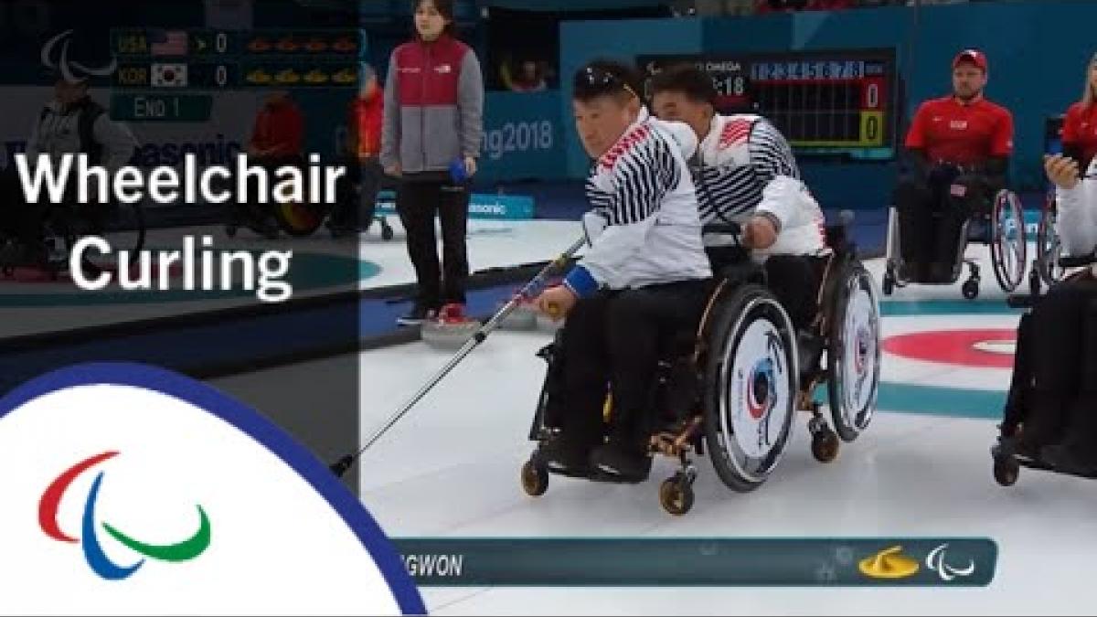 USA v Korea | Round Robin | Wheelchair curling | PyeongChang2018 Paralympic Winter Games