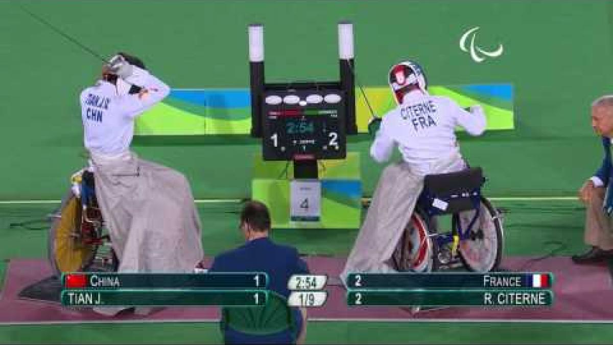 Wheelchair Fencing | FRA v CHN | Men’s Team Epee - Final | Rio 2016 Paralympic Games