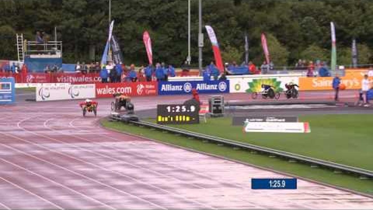Men's 800m T54 | final | 2014 IPC Athletics European Championships Swansea