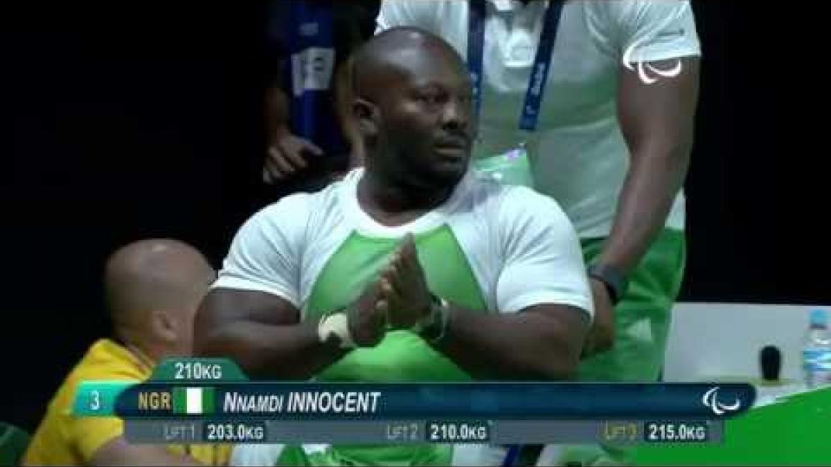 Powerlifting | INNOCENT Nnamdi | Men's -72kg | Rio 2016 Paralympic Games