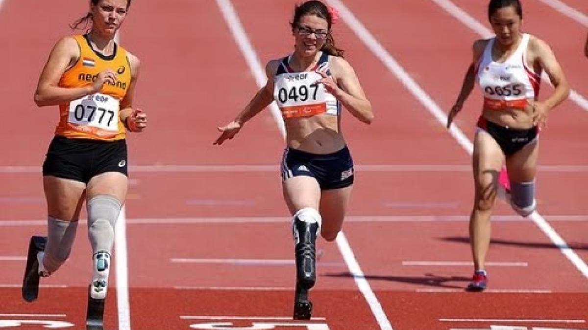 Athletics - Women's 100m T44 semifinals 2 - 2013 IPC Athletics World Championships, Lyon