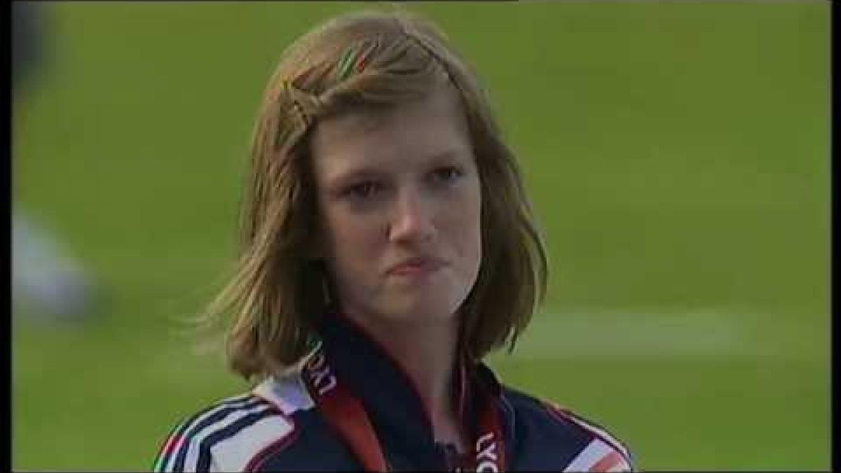 Athletics -  women's 100m T38 Medal Ceremony  - 2013 IPC Athletics World Championships, Lyon