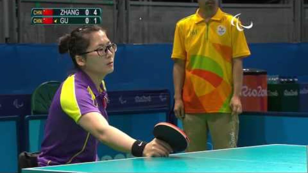 Table Tennis | China v China | Women's Singles Final Match SF5 | Rio 2016 Paralympic Games