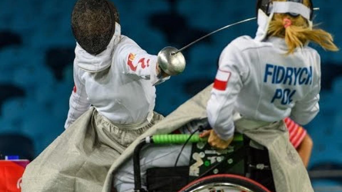 Wheelchair fencing highlights - Rio 2016 Paralympic Gamaes