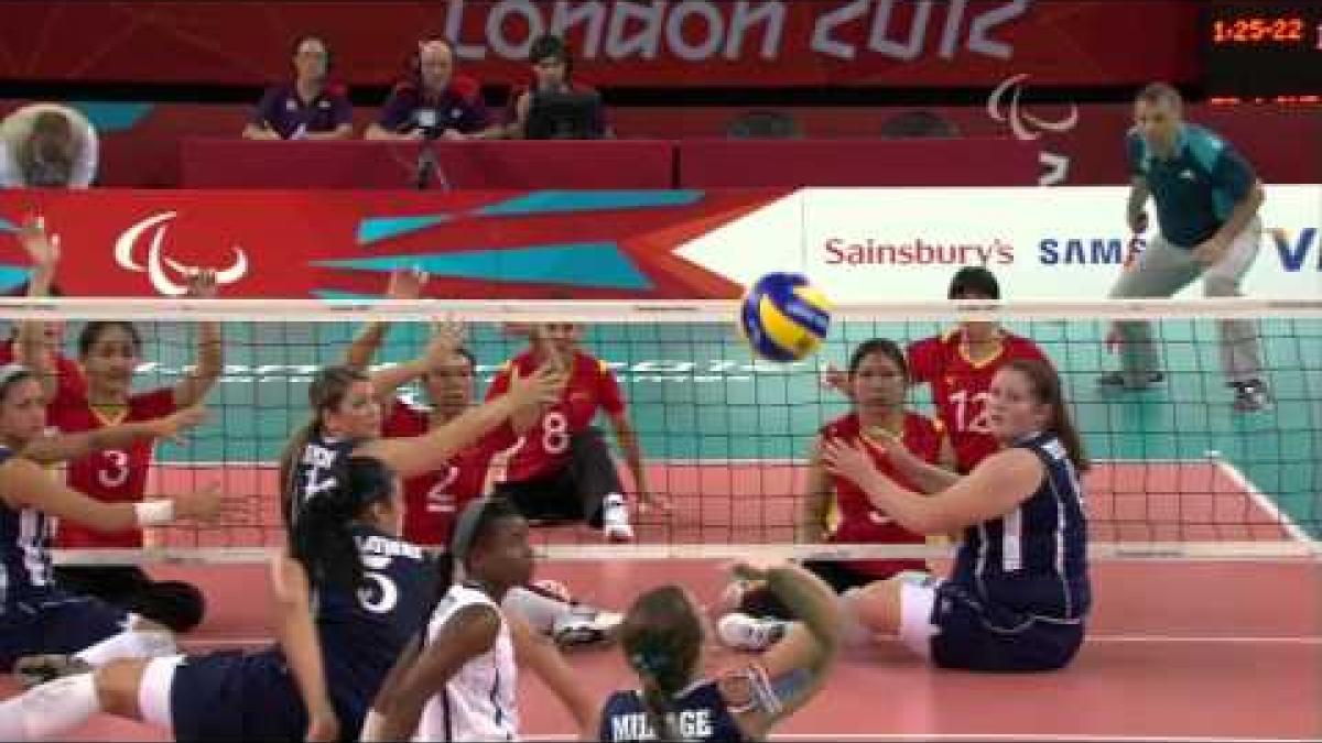 Sitting Volleyball - USA vs CHN - Women's Gold Medal Match - London 2012 Paralympic Games
