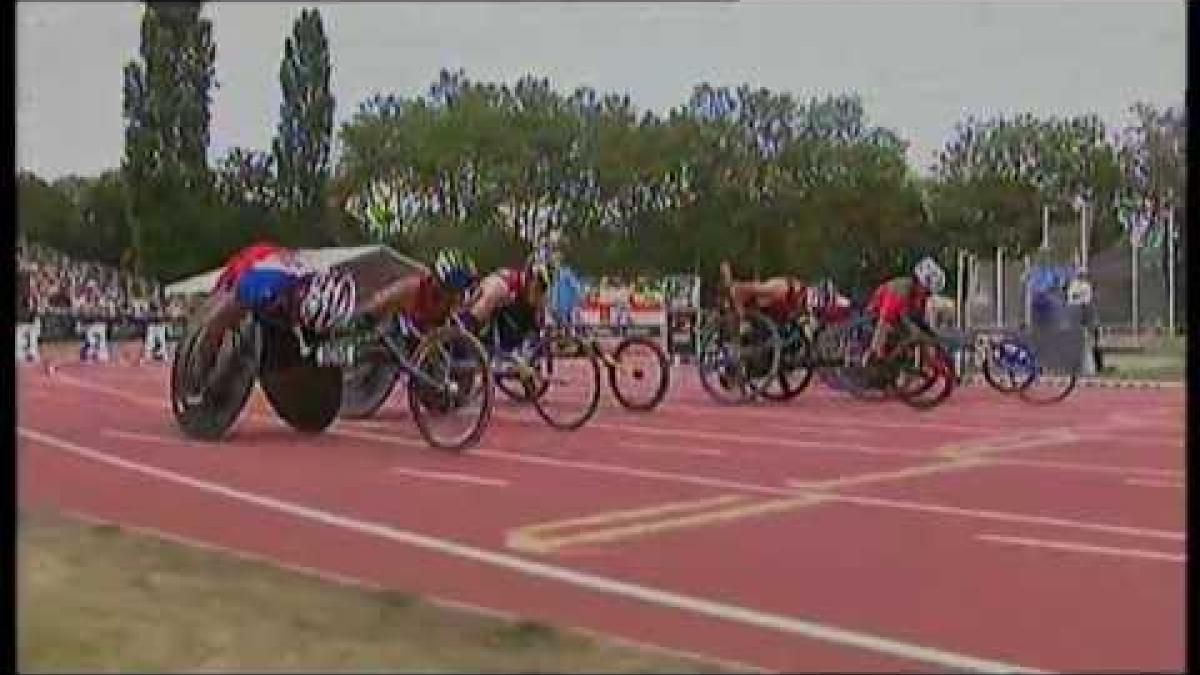 Athletics - men's 100m T52 final - 2013 IPC Athletics World Championships, Lyon