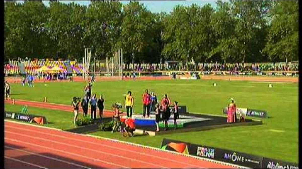 Athletics - men's 1500m T12 Medal Ceremony - 2013 IPC Athletics World Championships, Lyon