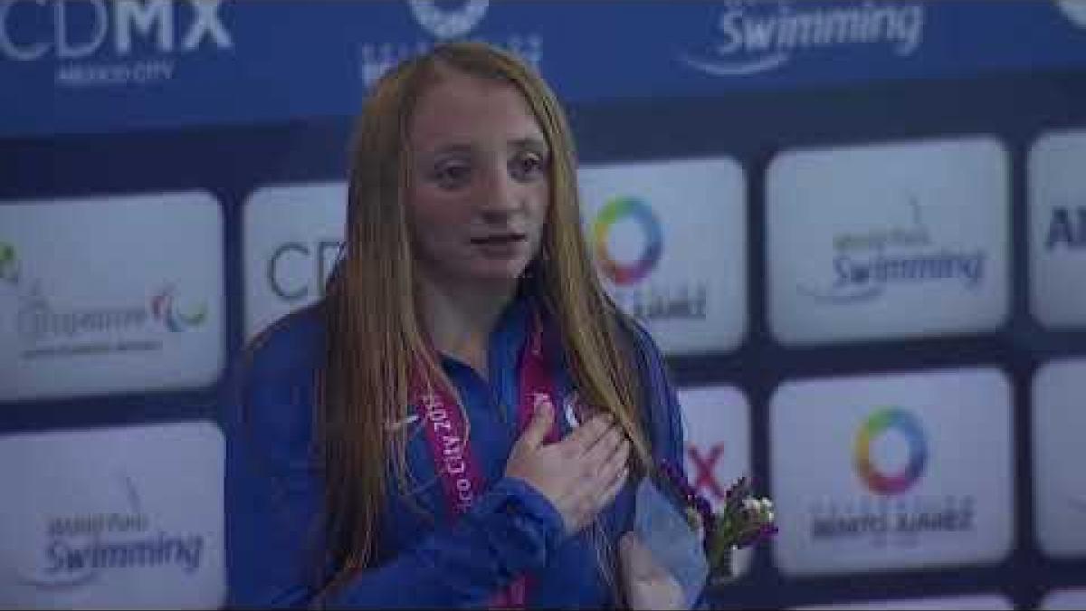 Women's 100m Freestyle S7 Medal Ceremony - Mexico City 2017