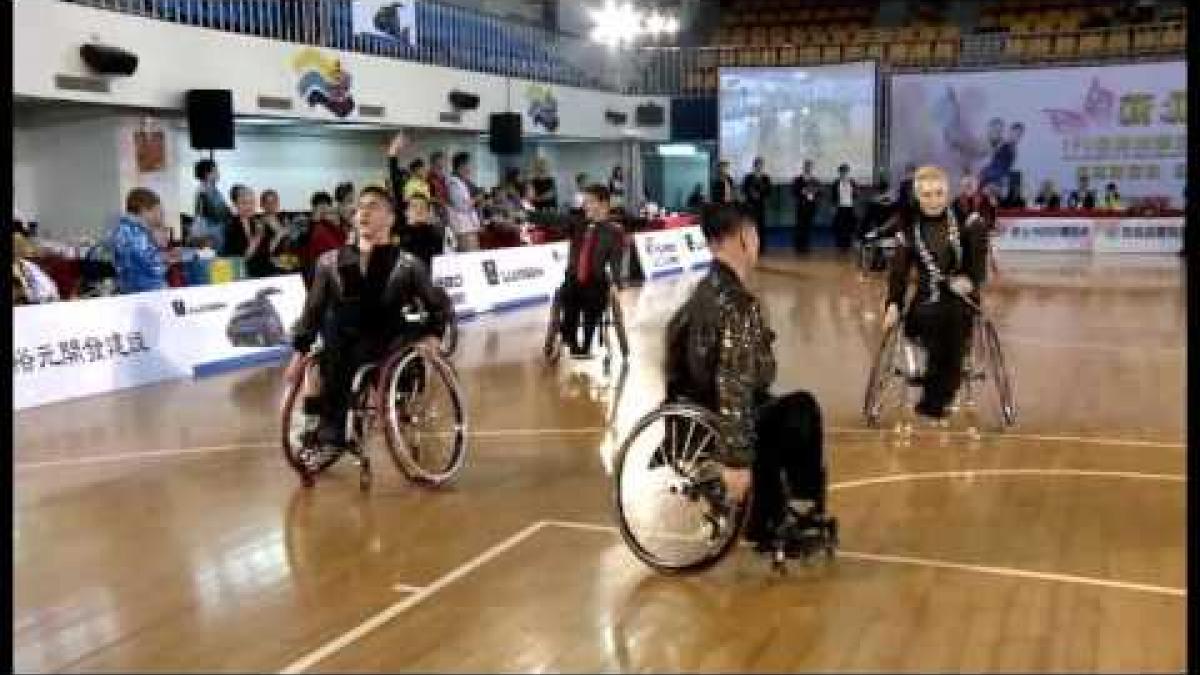 Men's single Conventional Class 2 (round 1) | 2016 IPC Wheelchair Dance sport Asian Championships