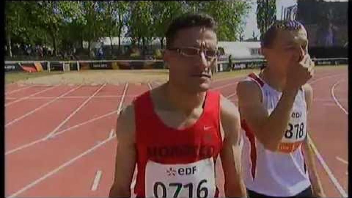 Athletics - men's 1500m T13 final - 2013 IPC Athletics World Championships, Lyon