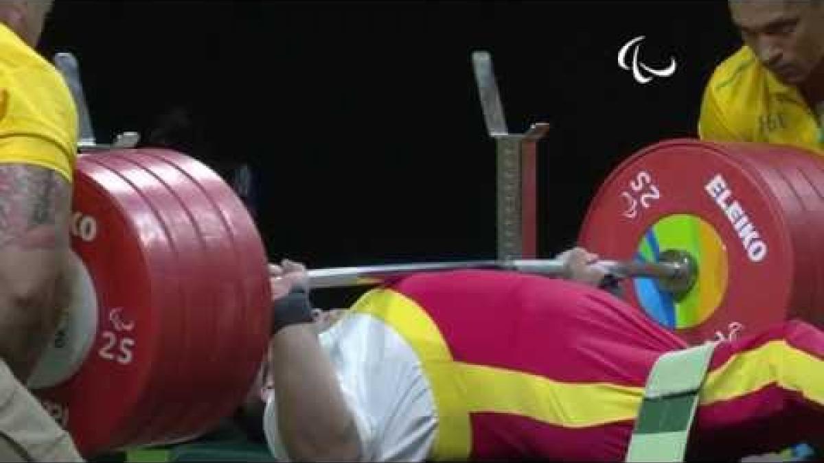 Powerlifting | GU Xiaofei wins Silver | Men’s -80kg | Rio 2016 Paralympic Games