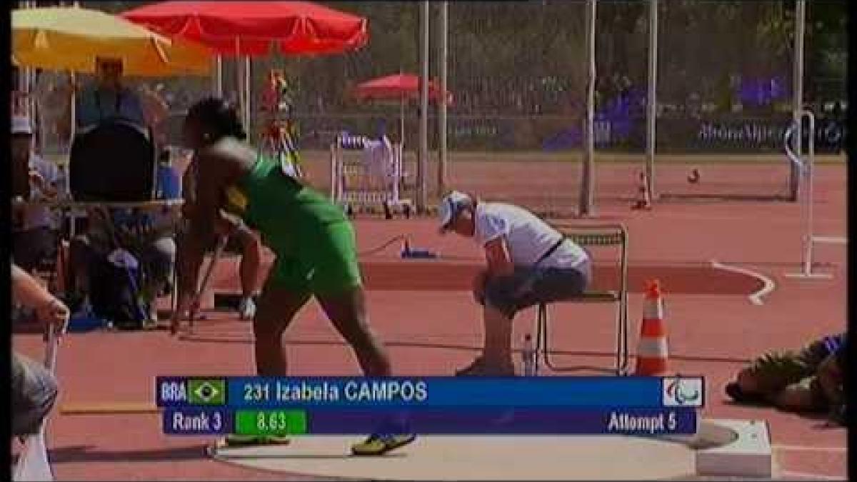 Athletics - women's shot put F11 final - 2013 IPC Athletics World Championships, Lyon