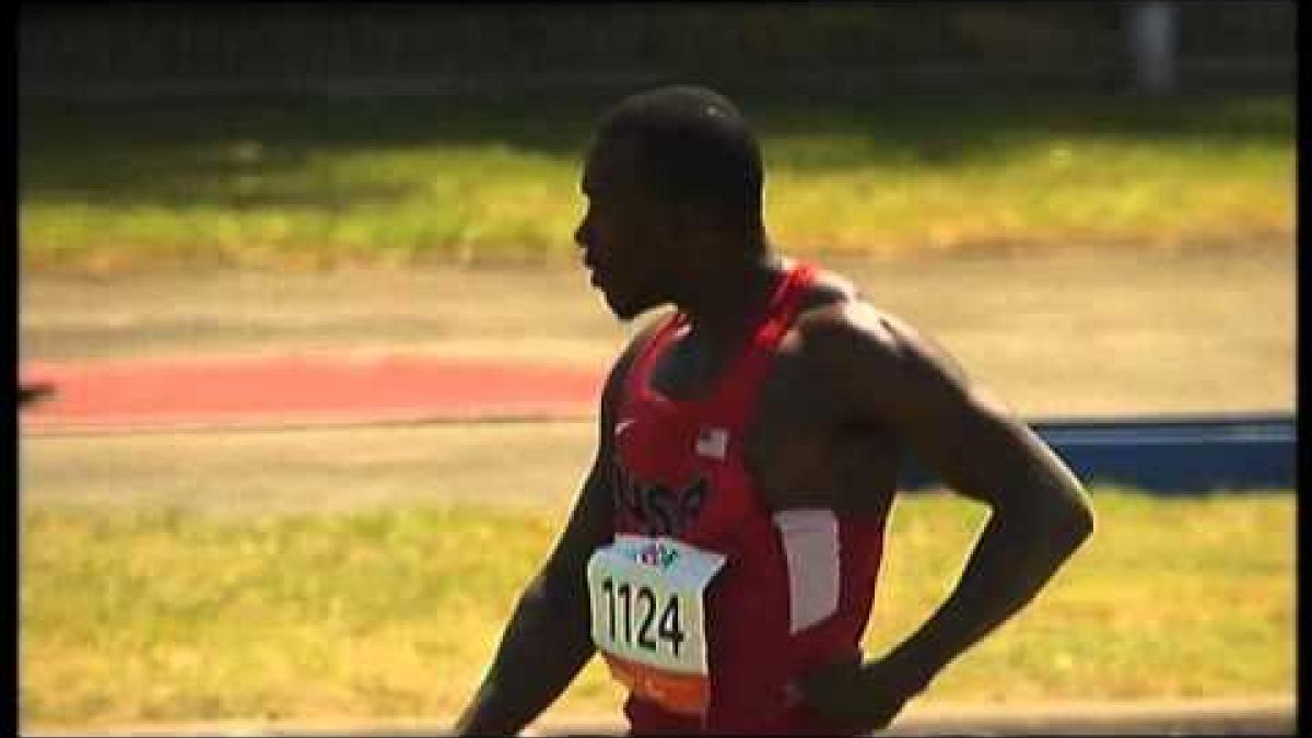 Athletics -  Markeith Price  - men's long jump T13 final  - 2013 IPC Athletics World Champs