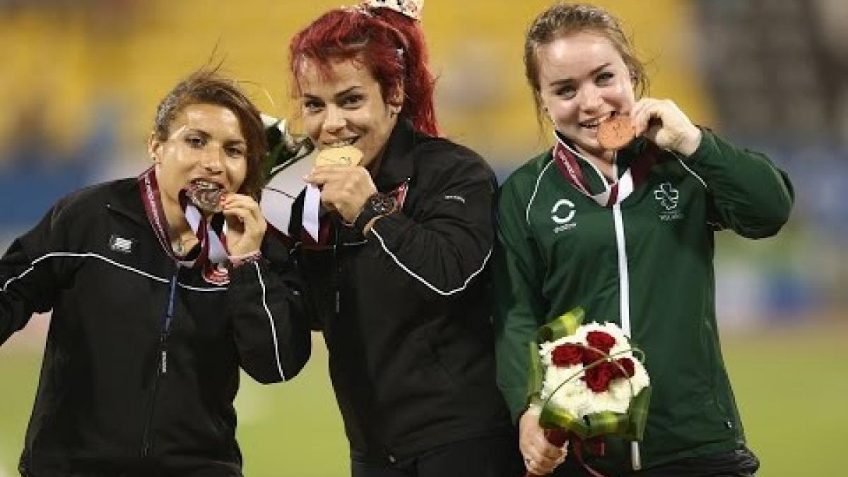 Women's discus F41 | final |  2015 IPC Athletics World Championships Doha