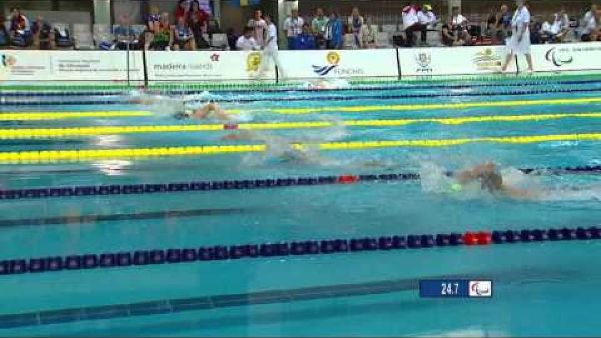 Men's 100m Freestyle S5 |Final | 2016 IPC Swimming European Open Championships Funchal