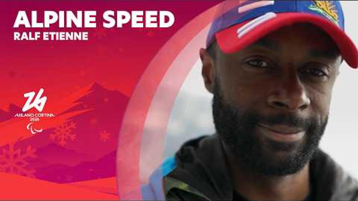 Video featuring Ralf Etienne, Haiti's first-ever Paralympic Winter Games athlete