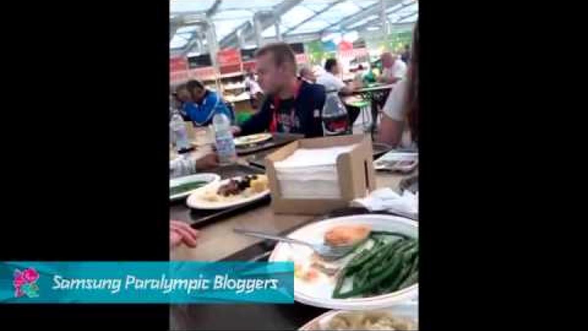 Tatyana McFadden - Dinner time, Paralympics 2012