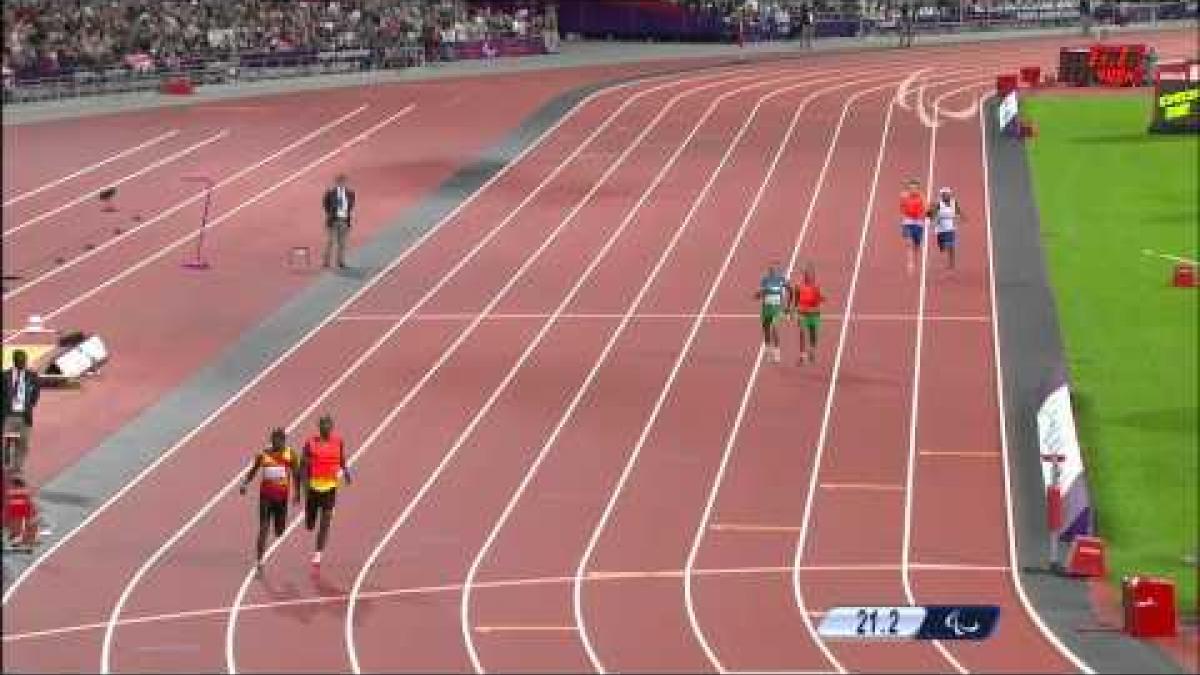 Athletics - Men's 400m - T11 Final - London 2012 Paralympic Games